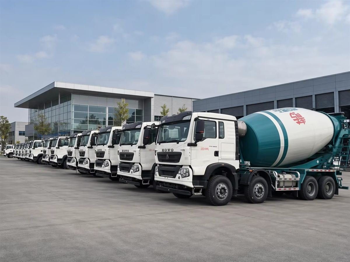 HOWO concrete mixer trucks and special purpose vehicles
